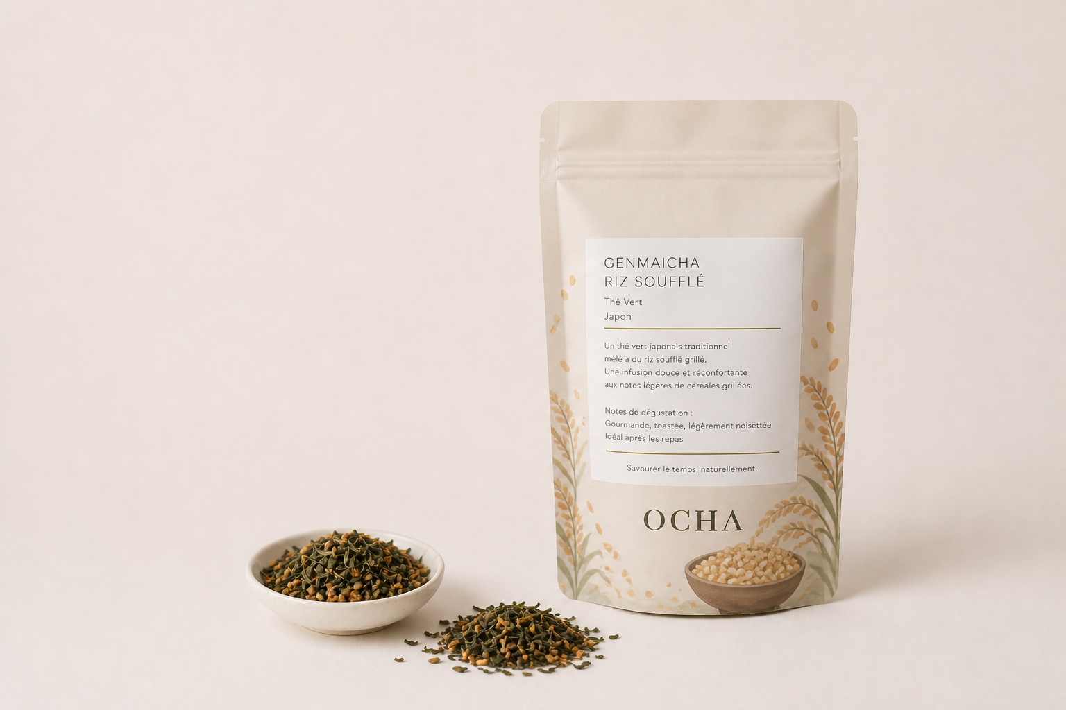 Genmaicha Riz Soufflé